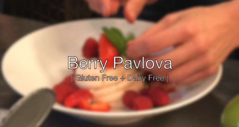 Berry Pavlova Gluten & Dairy Free